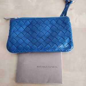 Bottega Veneta Keyholder Coin Casein Blue